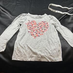 Crazy 8 GIRLS long sleeve grey shirt